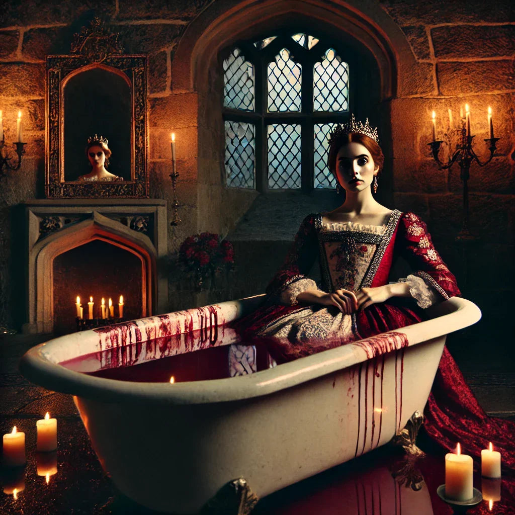 illustration of the famous Hungarian Blood Countess